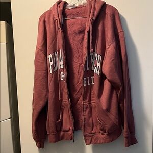 Aeropostale Burgundy Hoodie Jacket